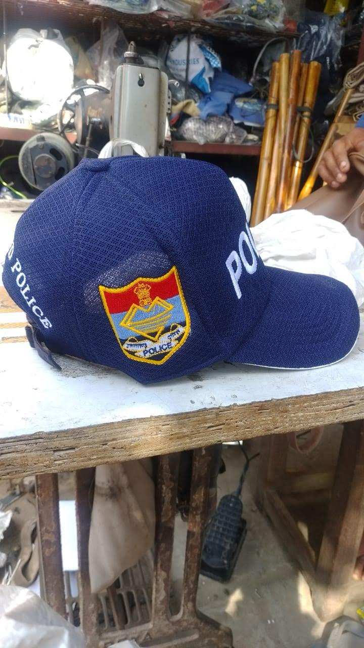 State Police — Crest Detail — custom caps manufactured by Ambila Marketing, Delhi