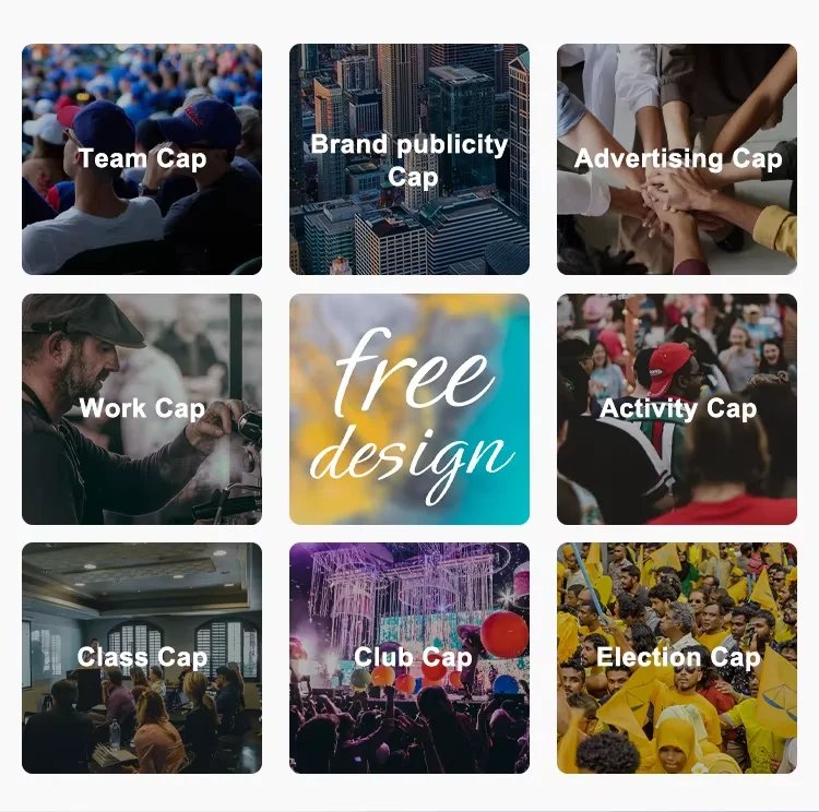 Custom caps for teams, corporate branding, events, work uniforms and election campaigns