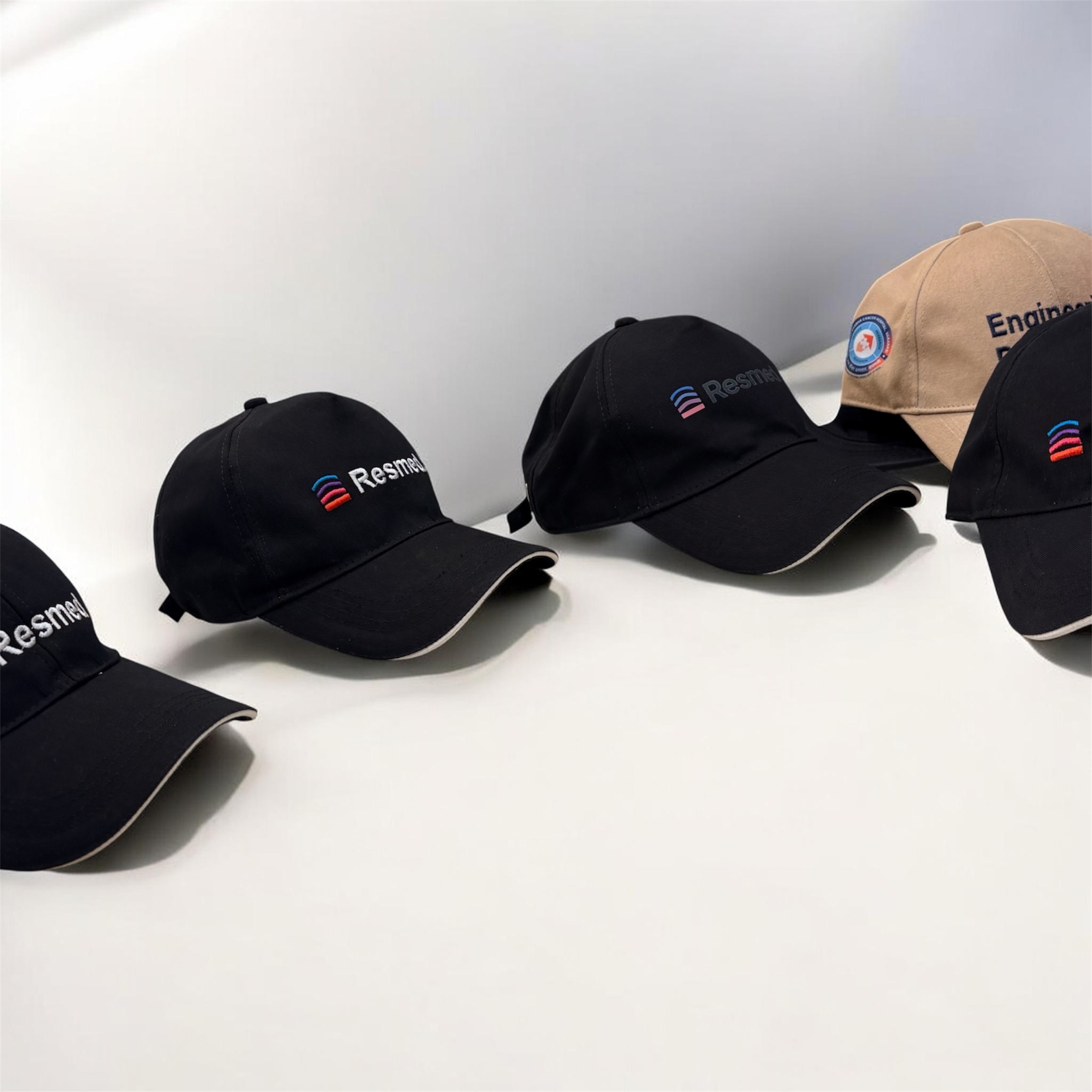 Promotional caps manufactured with custom logo embroidery in Delhi